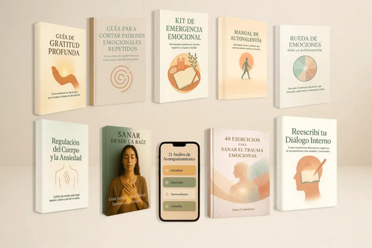 Kit “Sanar Consciente” 2 Ebooks, 21 Audios Guiados y 7 E-books de Regalo