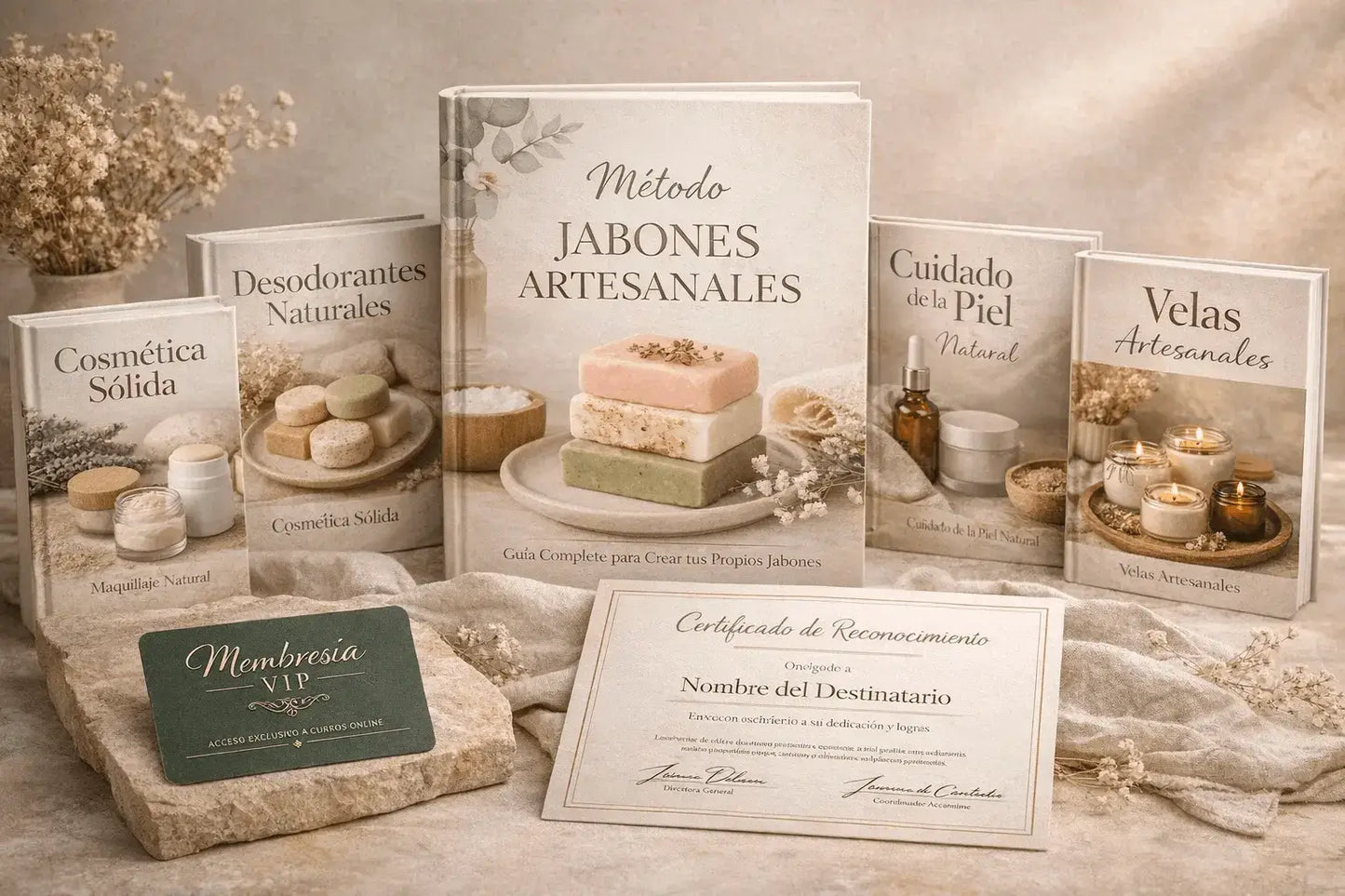 E-book Método Jabones Artesanales + 8 Bonus de Regalo 🎁